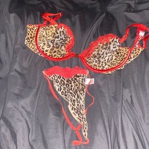 Victoria secret cheetah set